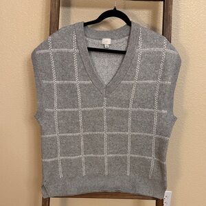 a new day Gray V-Neck Sweater